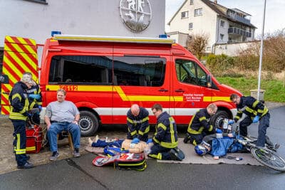 Einsatzkräfte der Freiwilligen Feuerwehr Freienohl