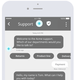 RCS is great to help organise customer support