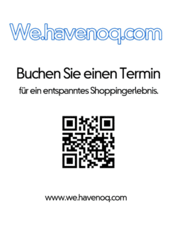 The QR code leads to the website with the options for appointment booking