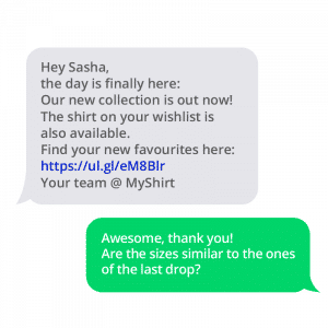 Improve your SMS campaign with reply options