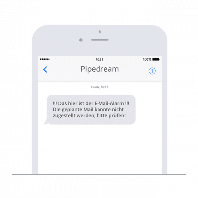 Binden Sie den Versand von SMS in Pipedream ein, um Benachrichtigungen zu versenden