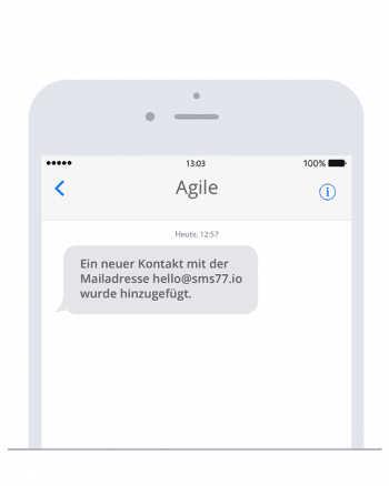 Versenden Sie eine SMS mit Agile CRM, wenn ein bestimmtes Ereignis eintritt