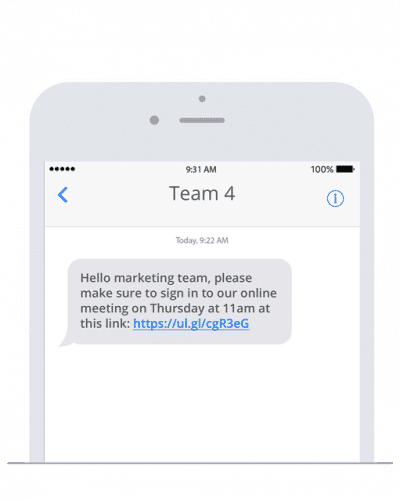 Use sending SMS with CiviCRM for example to inform your team about changes