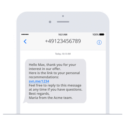 Send SMS from Firmao with seven