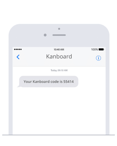 Send 2FA codes in Kanboard via SMS