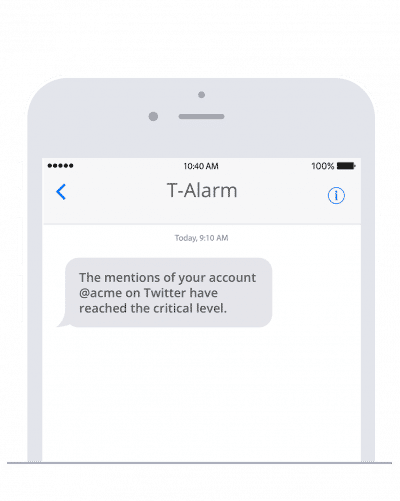 Build alarm systems for social listening with the SMS node in n8n